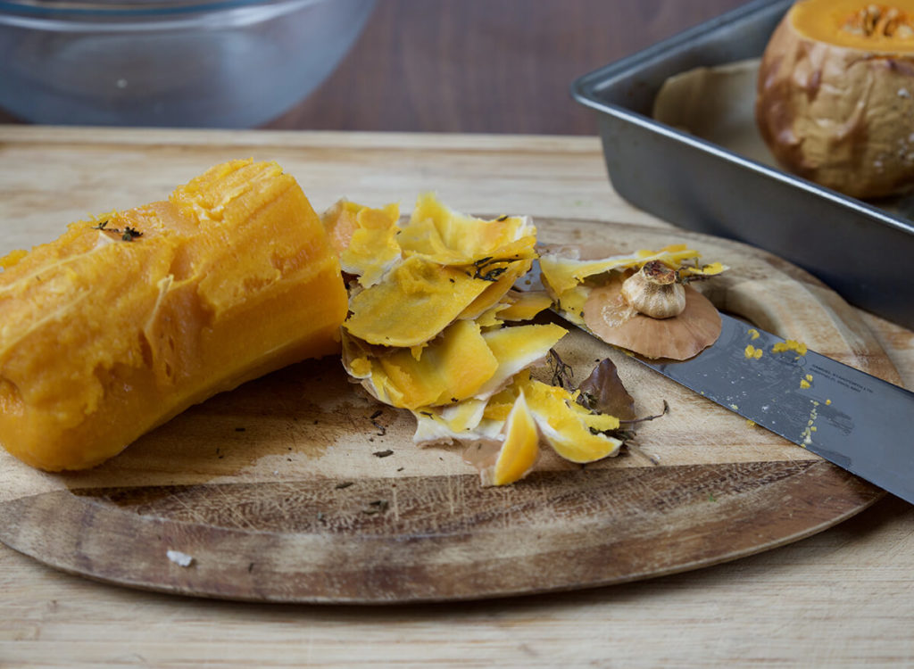 crema di zucca con crostini