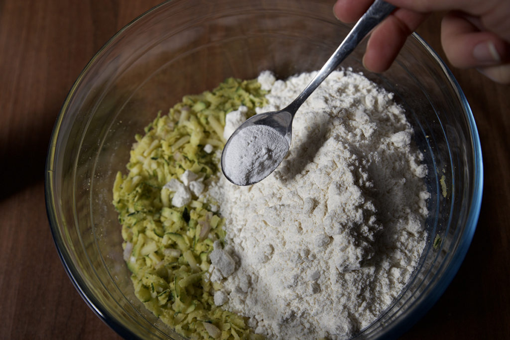 muffin formaggio e zucchine cheese and courgette