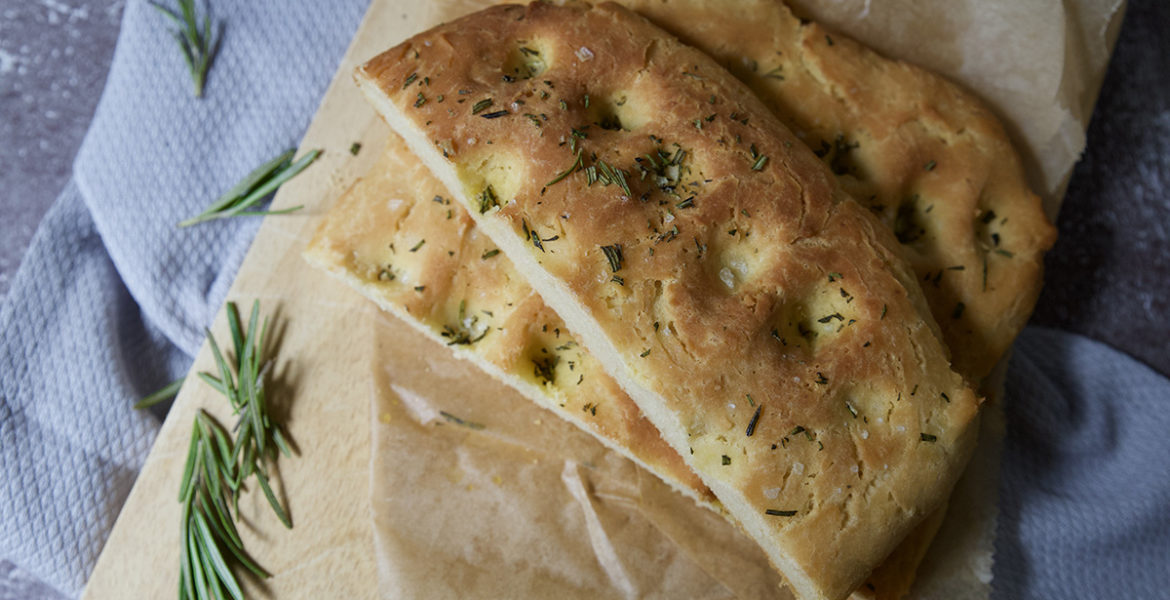 focaccia con rosmarino