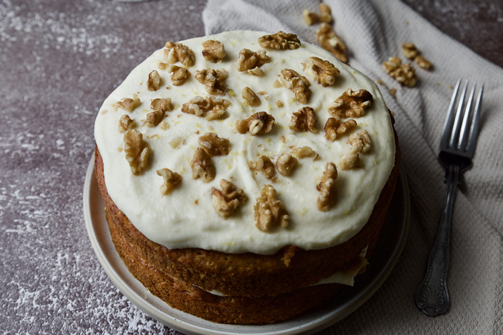 carrot cake torta di carote e noci