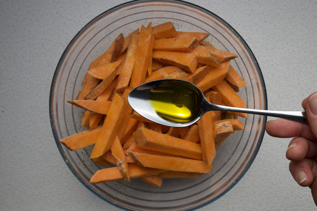 patate dolci al forno fritte