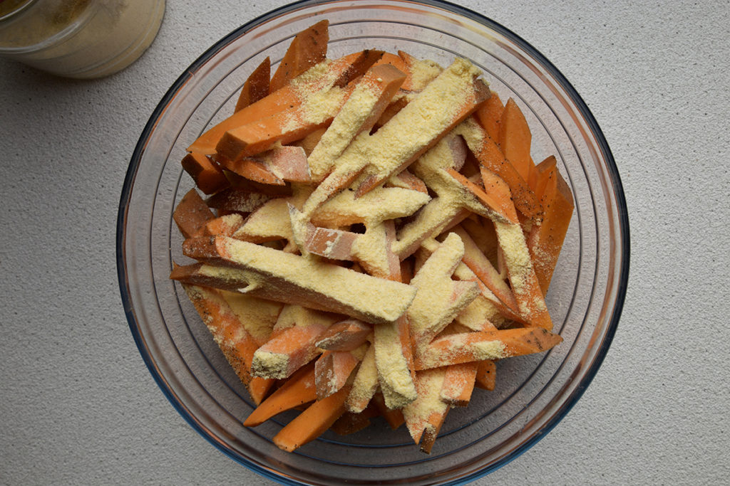 patate dolci al forno fritte