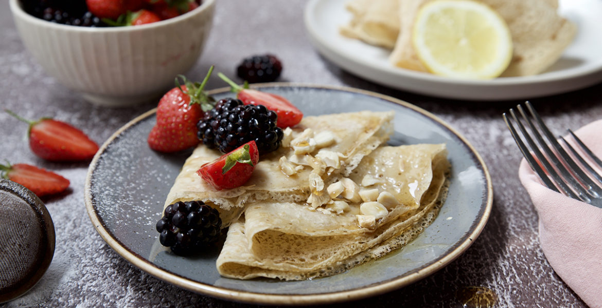 crepes con frutta