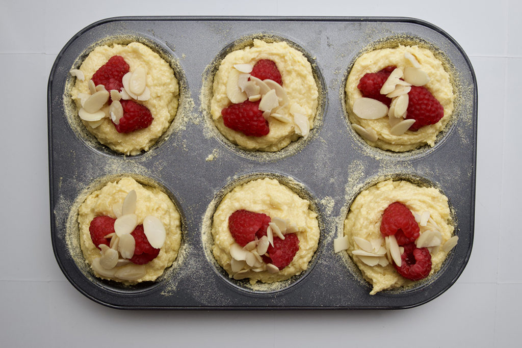 Frangipane con lamponi