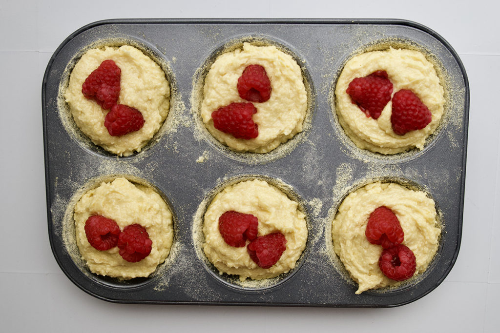 Frangipane con lamponi