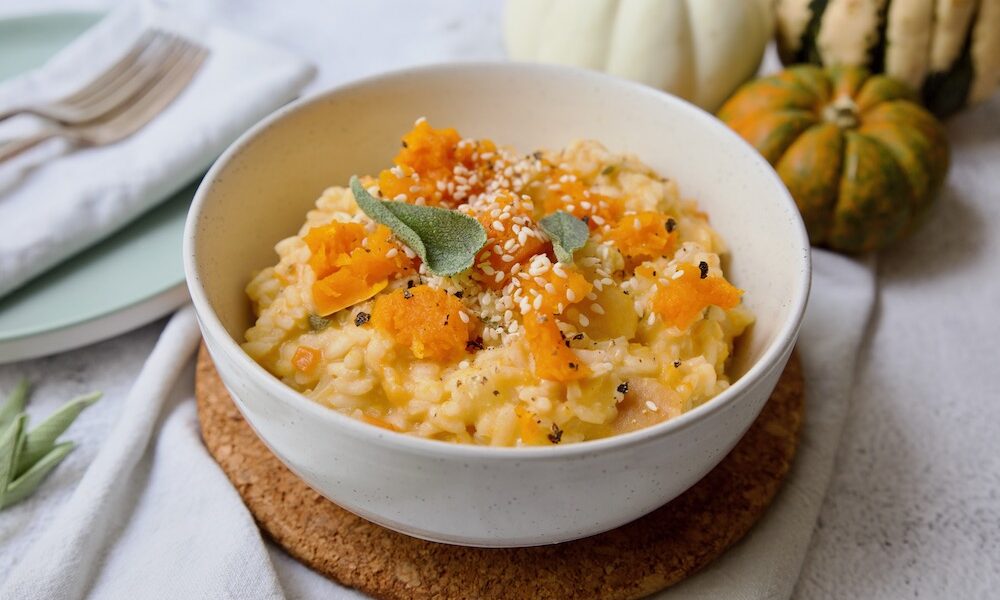 Risotto alla zucca e salvia