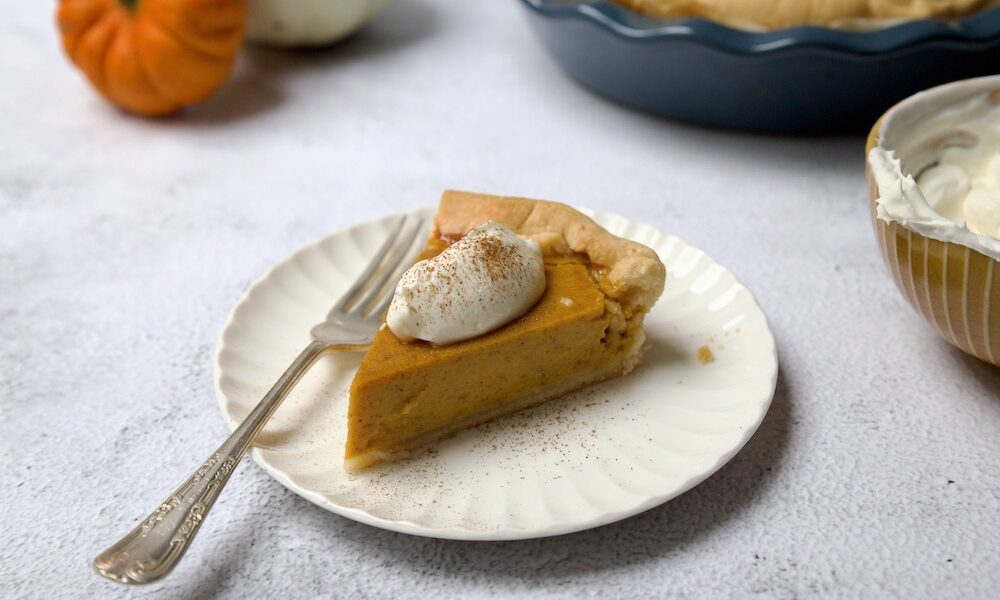 torta alla zucca per il thanksgiving